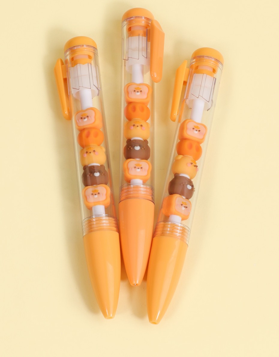 KUKI PuPu Bakery bead pens with stackable bakery charms