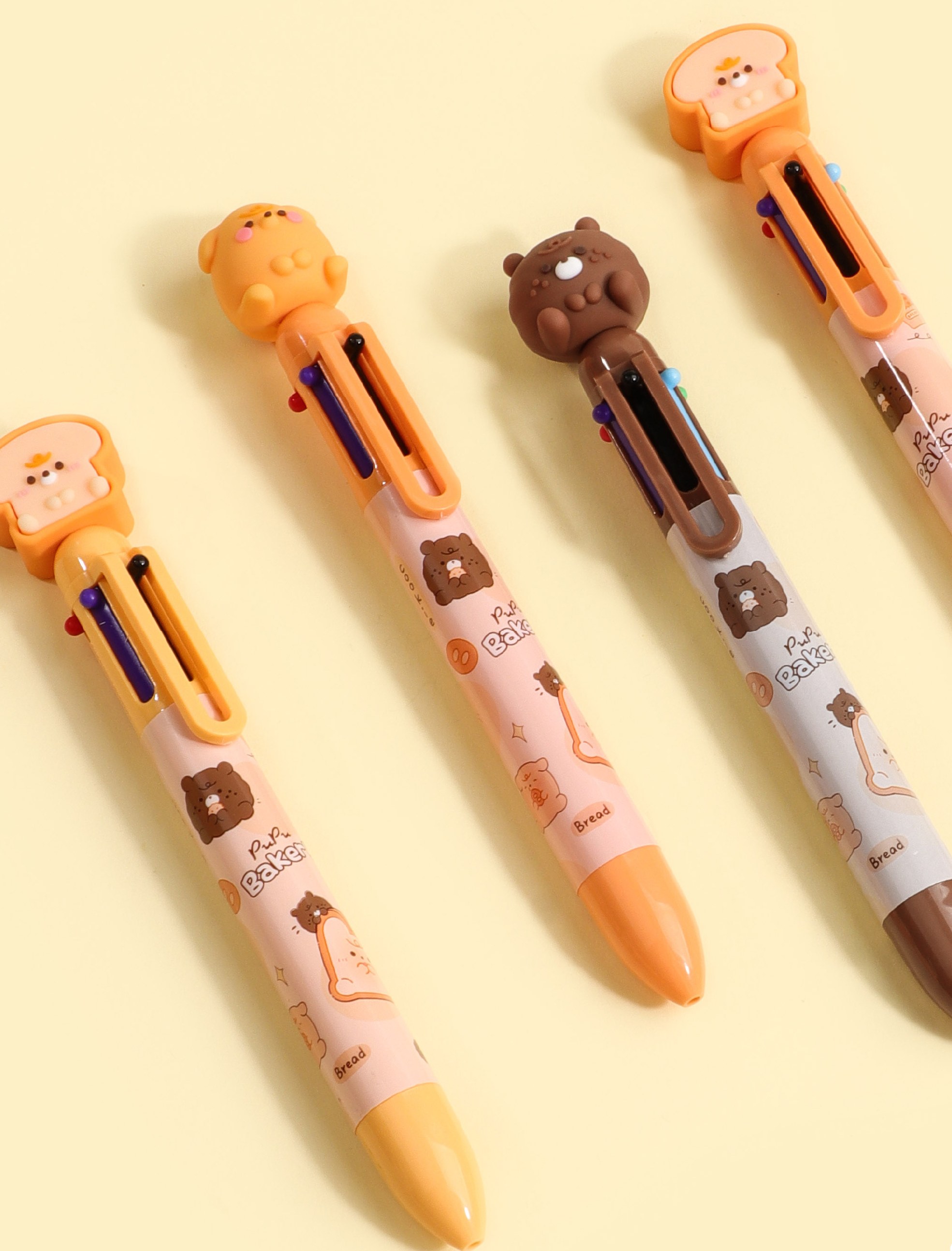 KUKI six-colour multi ink pens