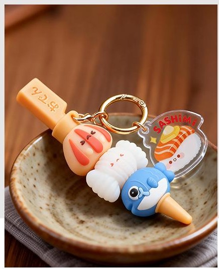 KUKI Skewered Hot Pot Sushi pendant pen KK-3158-F