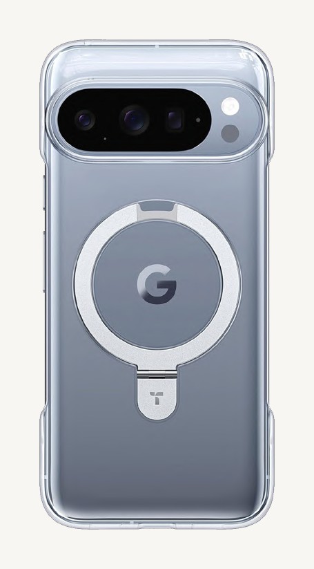 TORRAS Ostand Q1 Slim clear case for Google Pixel